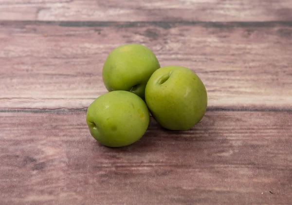 Fruta de azeitona em conserva — Fotografia de Stock
