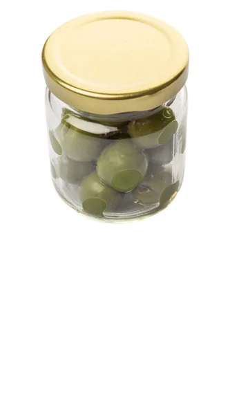 Pickled Green Olive Fruit — Stock Photo, Image