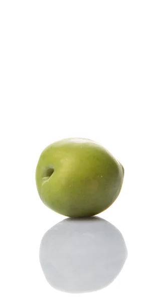 Ingemaakte groene olijven Fruit — Stockfoto