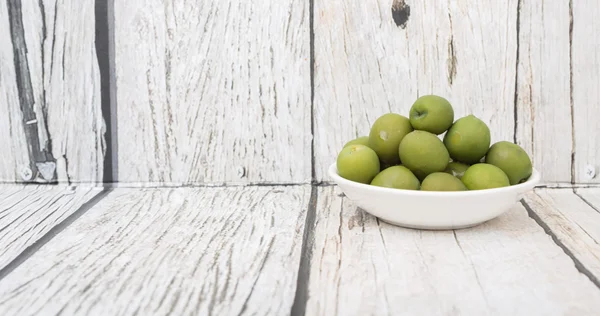 Pickled Green Olive — Stock Photo, Image