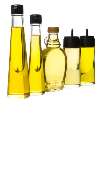 Variedad de aceite de cocina —  Fotos de Stock
