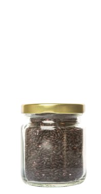 Bir kavanoz içinde siyah darı