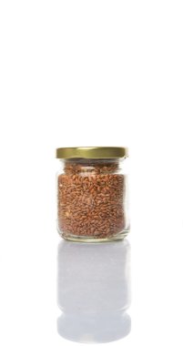 Bir kavanoza kahverengi darı