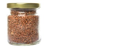 Bir kavanoza kahverengi darı