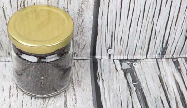 항아리에 검은 기장 — 스톡 사진