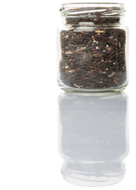 siyah yapışkan pirinç