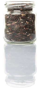 siyah yapışkan pirinç