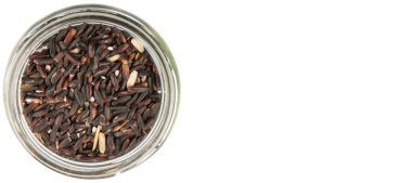 siyah yapışkan pirinç