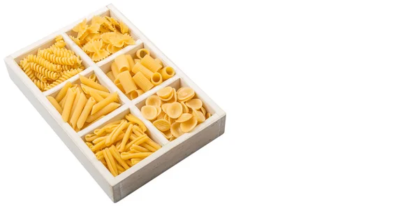 Diferentes formas de pasta — Foto de Stock