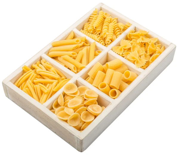 Different Pasta Shapes — Stock Photo, Image