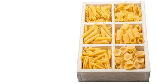 Different Pasta Shapes — Stock Photo, Image