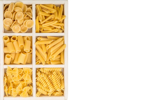 Diferentes formas de pasta — Foto de Stock