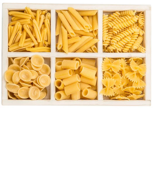 Different Pasta Shapes — Stock Photo, Image