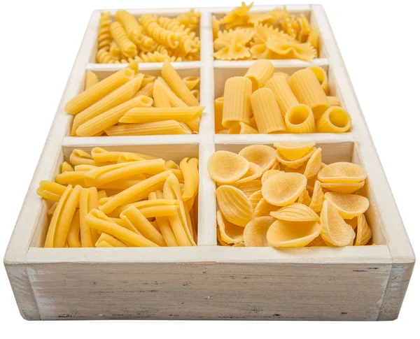 Different Pasta Shapes — Stock Photo, Image