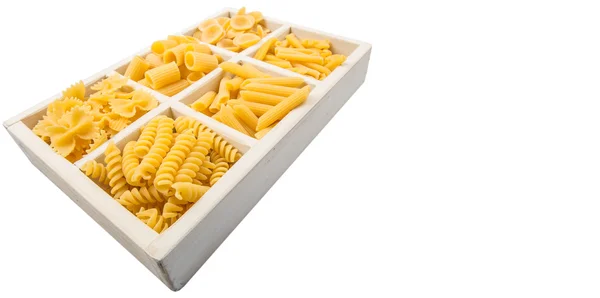 Verschillende Pasta Shapes — Stockfoto