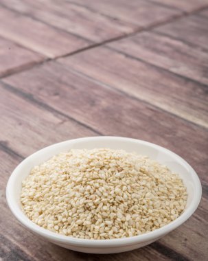 Beyaz susam tohumları