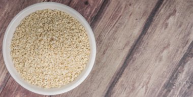 Beyaz susam tohumları