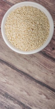 Beyaz susam tohumları