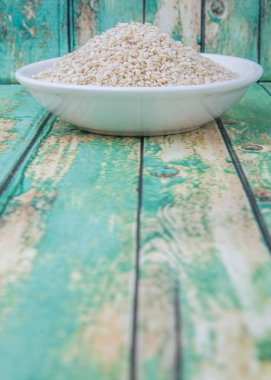 Beyaz susam tohumları