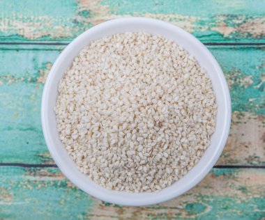 Beyaz susam tohumları