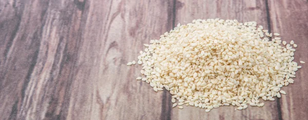 White Sesame Seed — Stock Photo, Image
