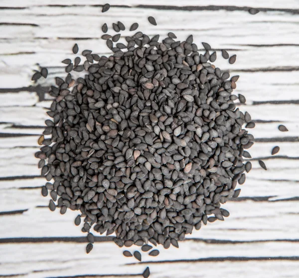 Black Sesame Seed — Stock Photo, Image