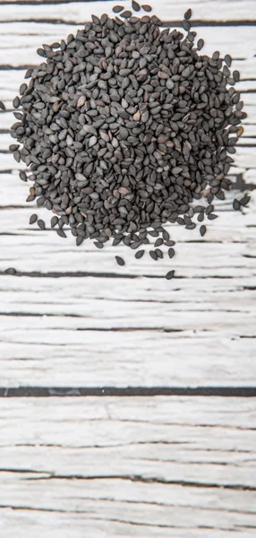 Black Sesame Seed — Stock Photo, Image