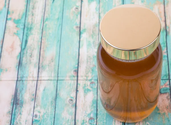 Honey In Tall Jar — Stok Foto