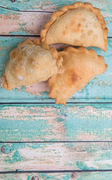 Snack malayo Curry Puff — Foto de Stock