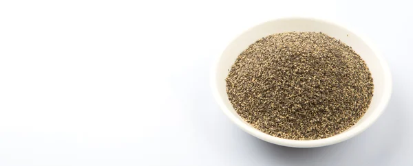 Black Pepper Powder — Stock Photo, Image