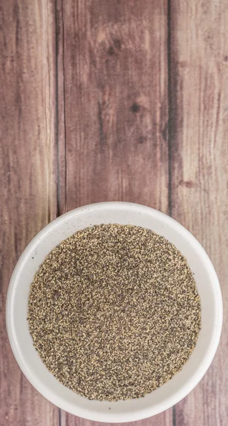 Black Pepper Powder — Stock Photo, Image