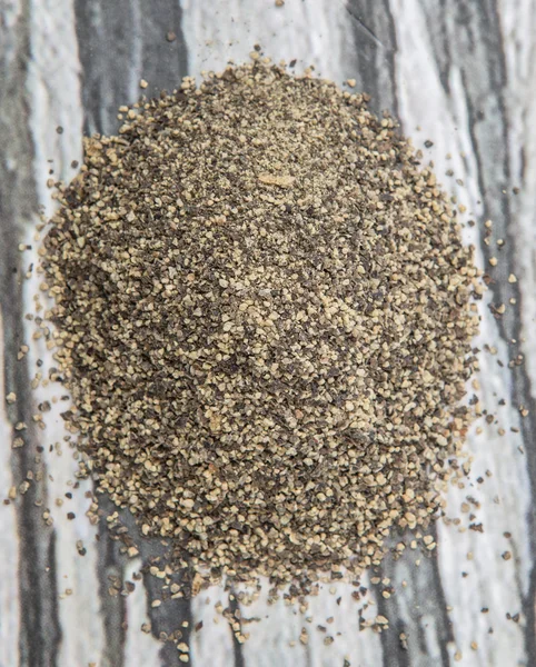 Black Pepper Powder — Stock Photo, Image