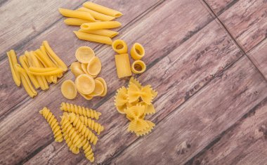 Makarna çeşitli ürün yelpazesine