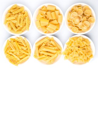 Makarna çeşitli ürün yelpazesine