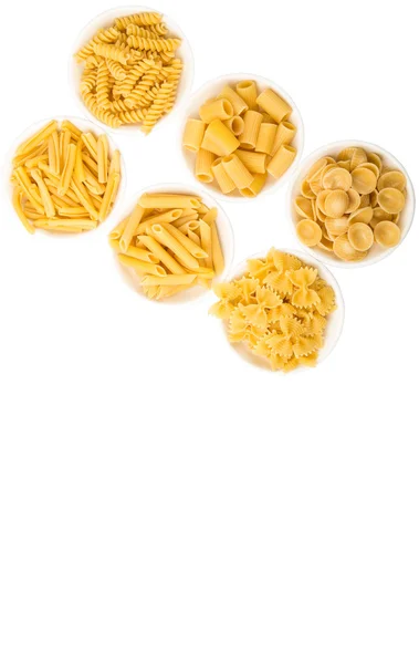 Assortimento di varietà di pasta — Foto Stock