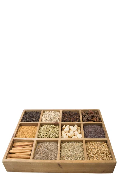 Variety Of Spices — Stock Photo, Image