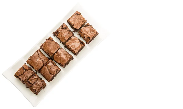 Leckere Brownie-Kuchen — Stockfoto