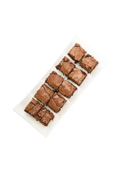 Välsmakande Brownie tårtor — Stockfoto