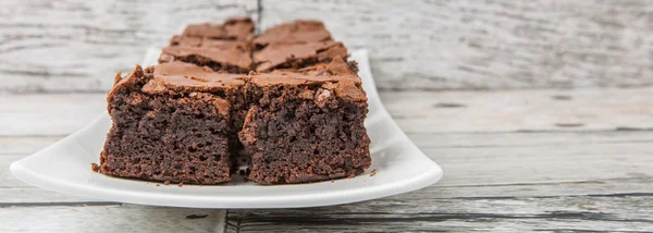 Tasty Brownie Cakes — Stock Photo, Image