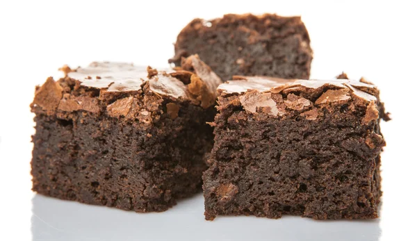 Вкусные пирожные Brownie — стоковое фото