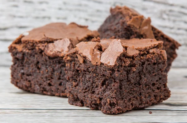 Leckere Brownie-Kuchen — Stockfoto