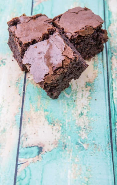 Вкусные пирожные Brownie — стоковое фото