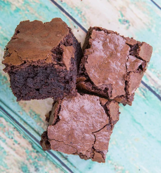 Tasty Brownie Cakes — Stock Photo, Image