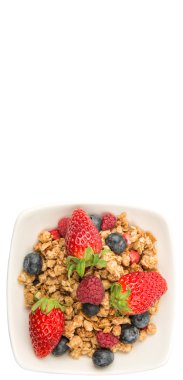 Mısır gevreği ve çilek