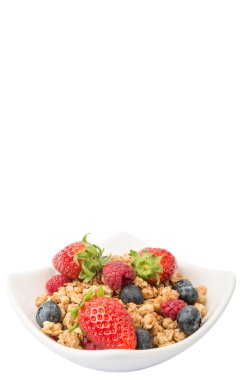 Mısır gevreği ve çilek