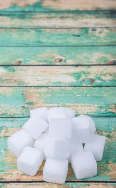 kesme şeker yığını