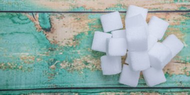 kesme şeker yığını