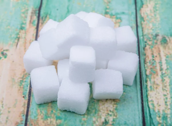 Haufen Zuckerwürfel — Stockfoto