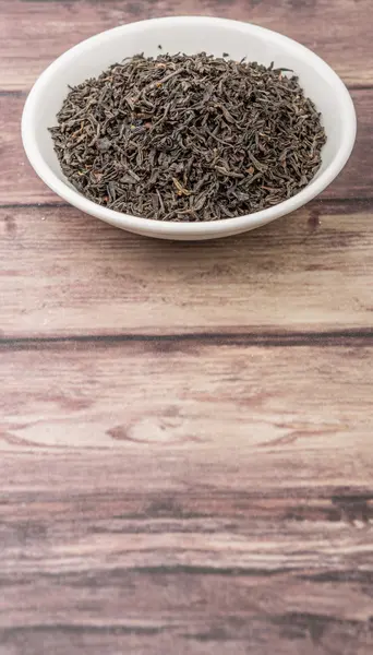 Dried Black Tea Leaves — Stock Photo, Image