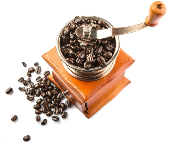 Coffee Bean And Coffee Mill — Stock Photo, Image